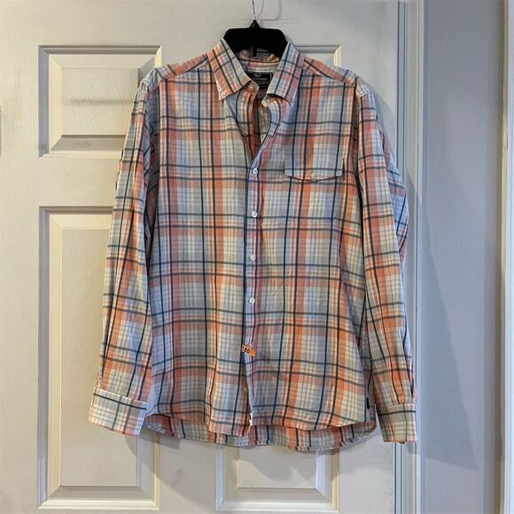 Vineyard Vines Men's Slim Fit Plaid Shirt M Multicolor Long Sleeve - Picture 1 of 4